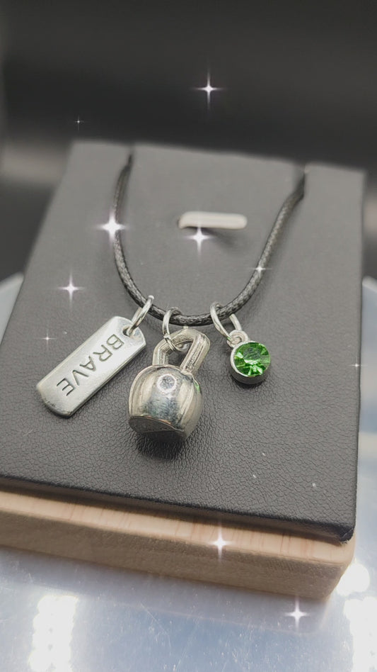 Kettlebell: Strong AF Necklace