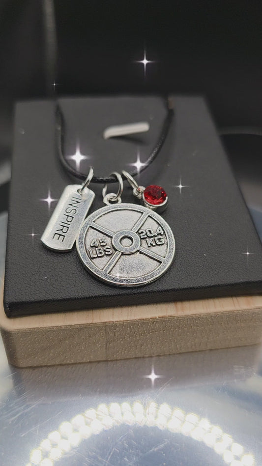 45 LBS Plate: Self-Love Necklace
