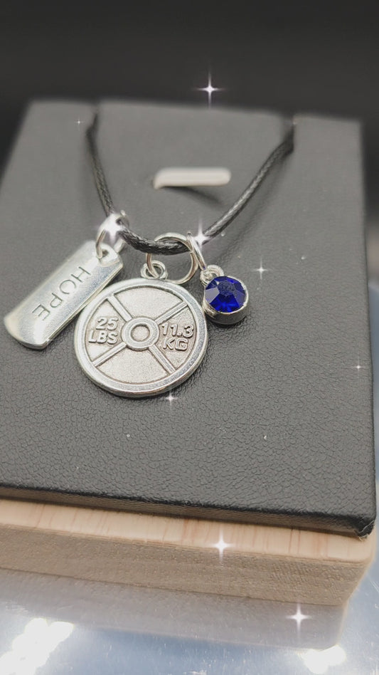 25 LBS Plate: Faith Bracelet