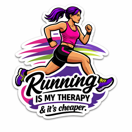 Running Is My Therapy & it's cheaper. - opt.1