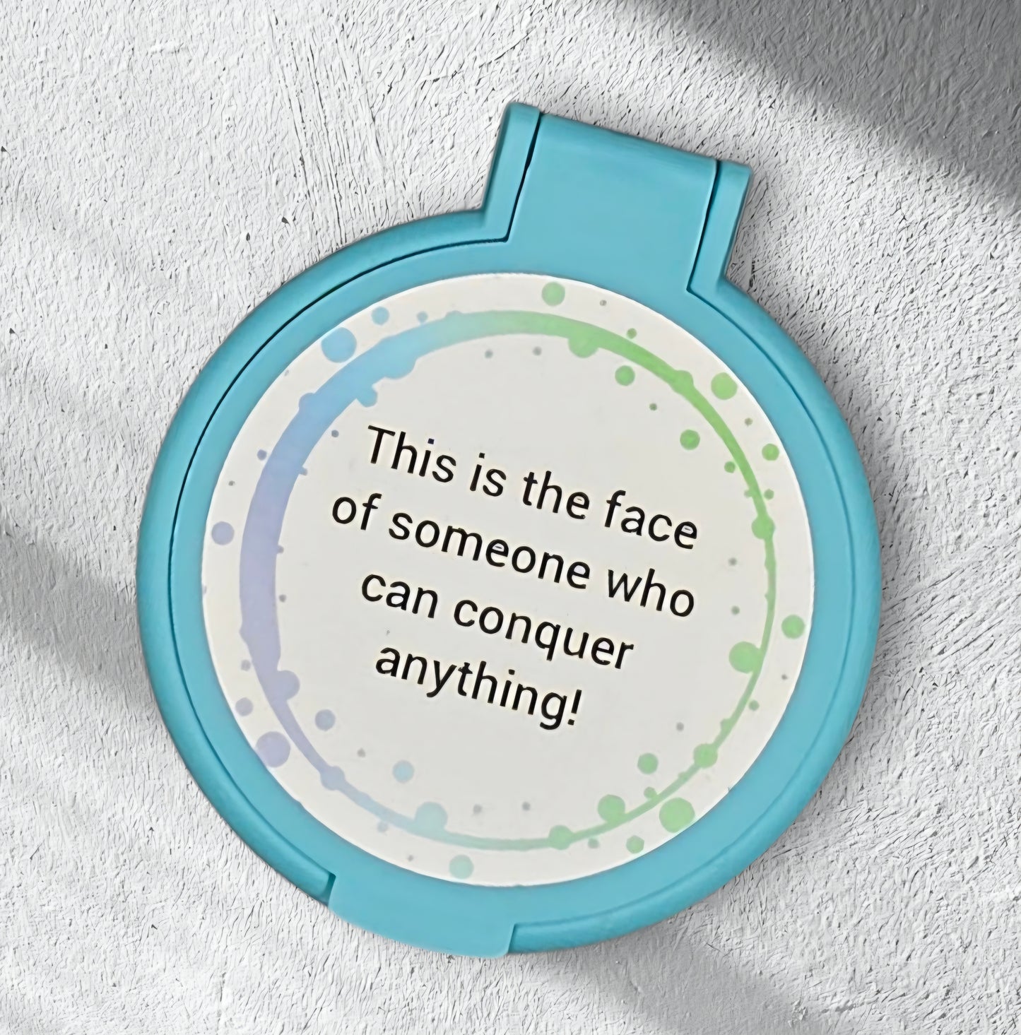 This is the face of someone who can conquer anything!-Blue