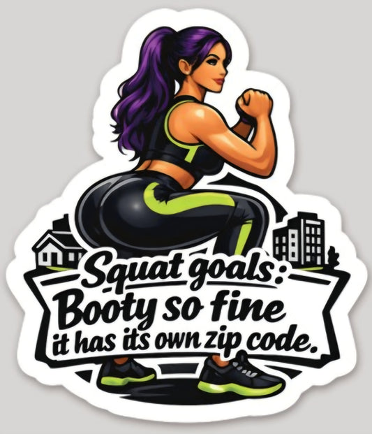 Squat goals: Booty so fine it has its own zip code. - opt.1