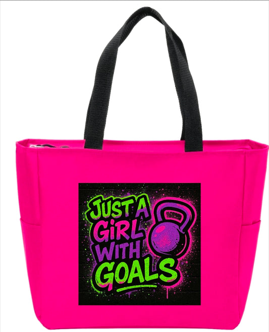 Just A Girl With Goals - Pink